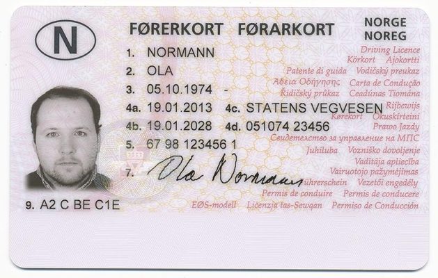Buy Norway Drivers License